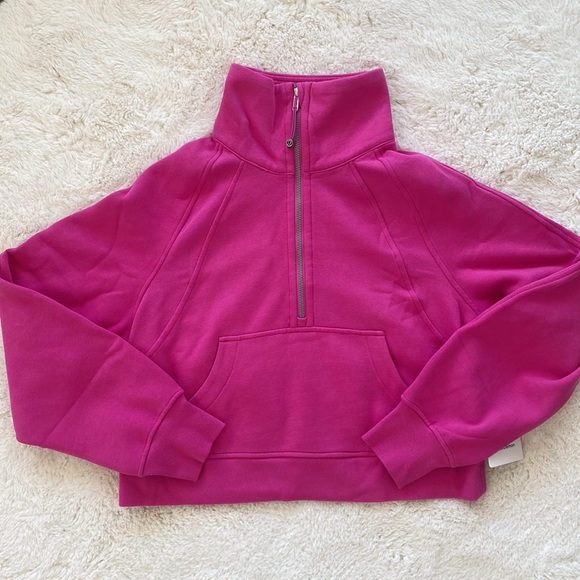 ❤️ Lululemon Scuba Oversized Funnel Neck in Sonic Pink Size XL/XXL NWT - Picture 1 of 10